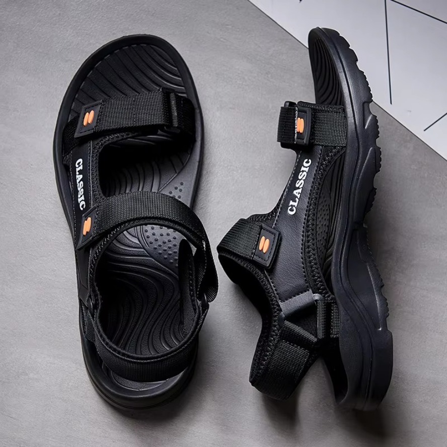2026 Men Sandals Summer Leisure Beach Holiday Sandals Men Shoes New Outdoor Sneakers Male Retro Comfortable Casual Sandals Men