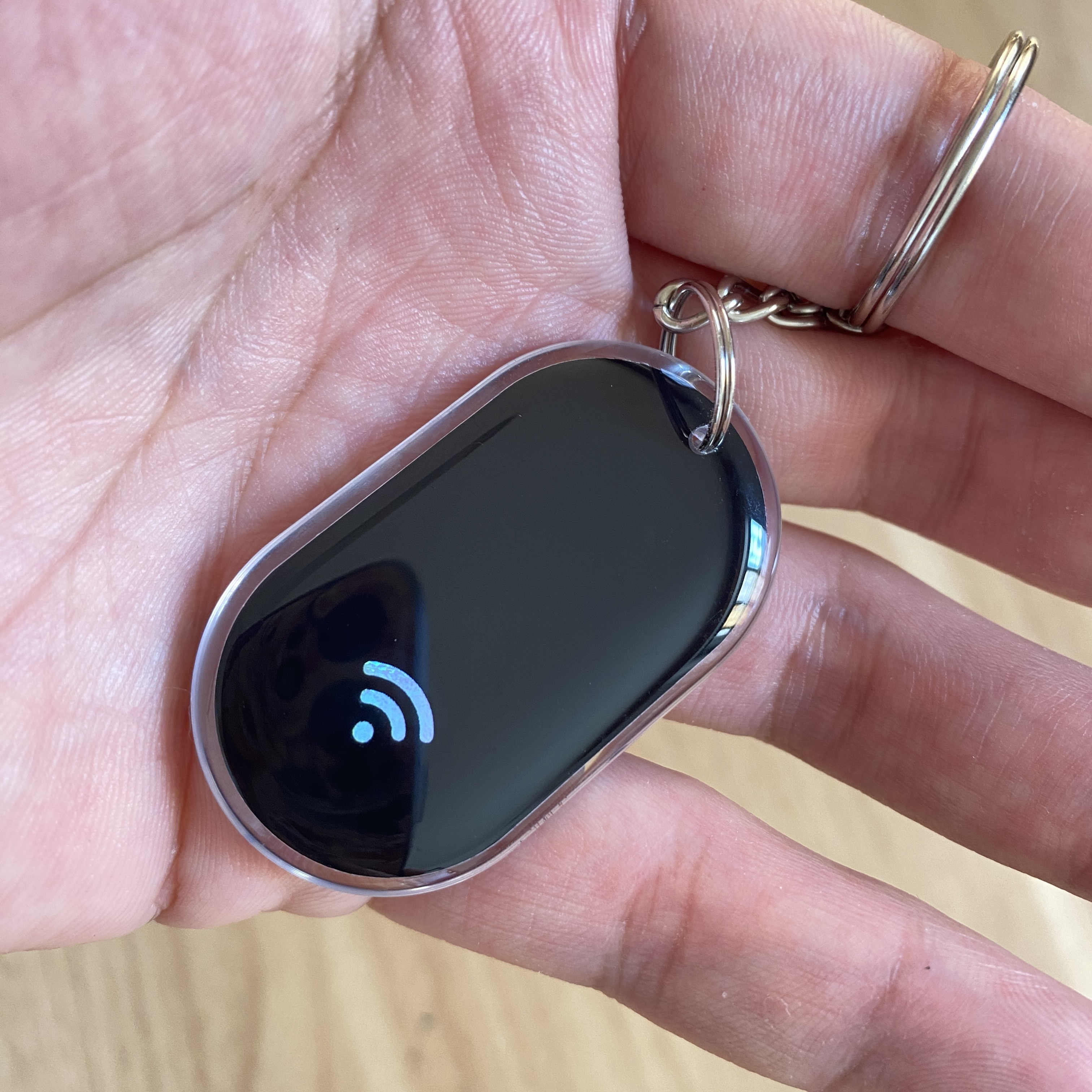Epoxy NFC Ntag213 Key Tag ISO14443A Proximity 13.56MHz RFID Smart Cards Keychain for Sharing Social Media Contact Information