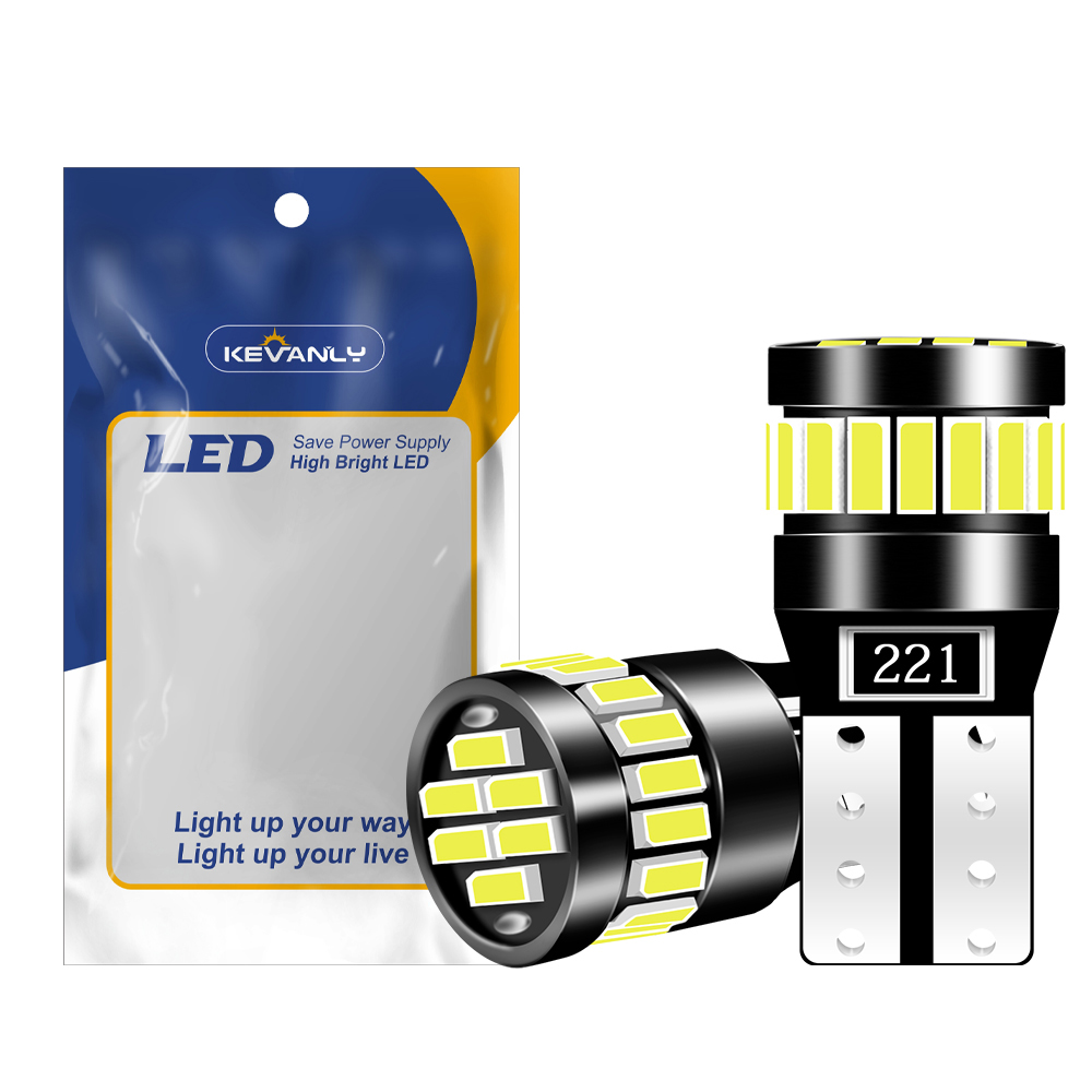 2pcs T10 W5W 24LED CANbus ไม่มีข้อผิดพลาด 194 168 หลอดไฟ 5W5 5W 12V Super Bright ภายในรถด้านข้างใบอนุญาตแผ่นอัตโนมัติสีขาว
