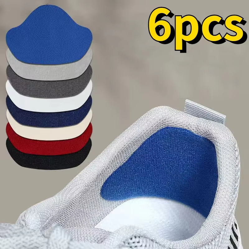 Heel Repair Subsidy Sticky Shoes Hole Sneakers Insoles Patch Heel Pads Heels Sticker Protector Foot Care Anti-Wear Inserts 4 PCS
