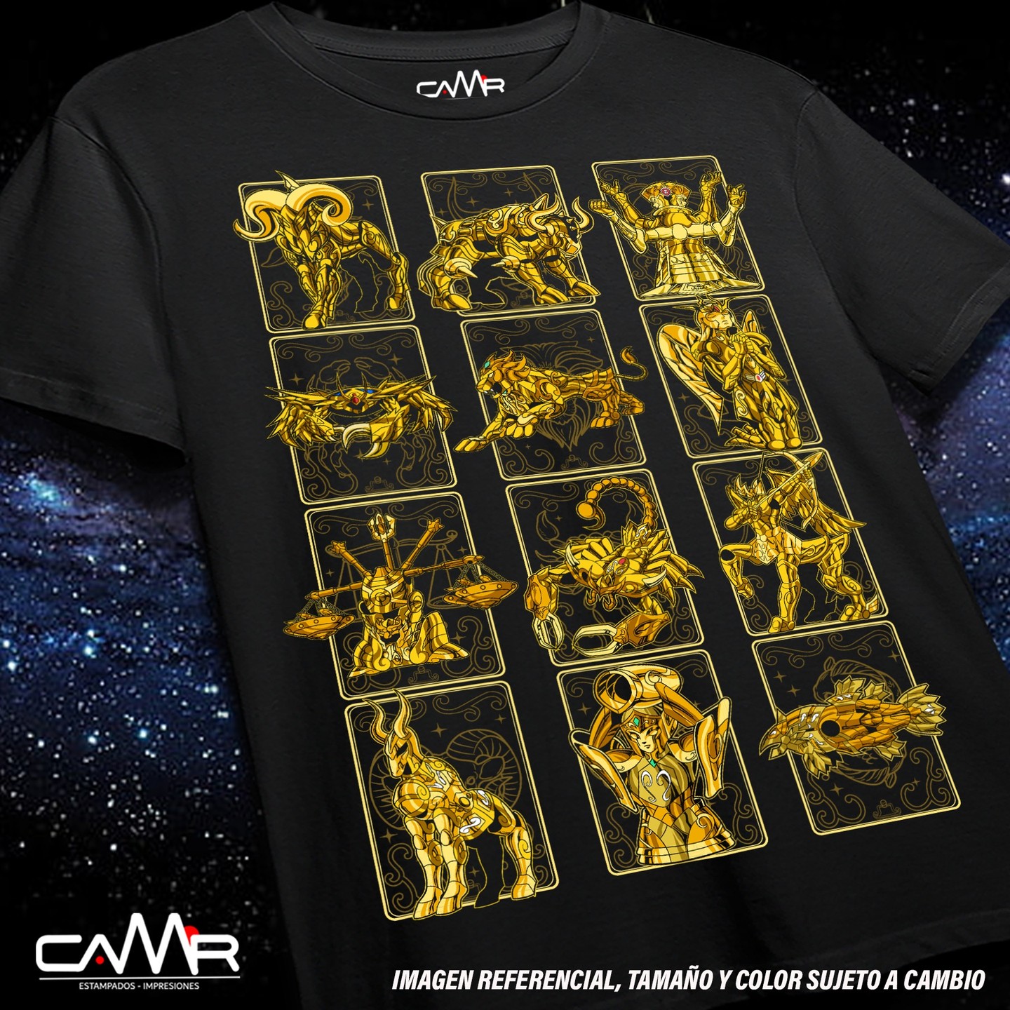 Футболка с надписью «Saint Seiya»