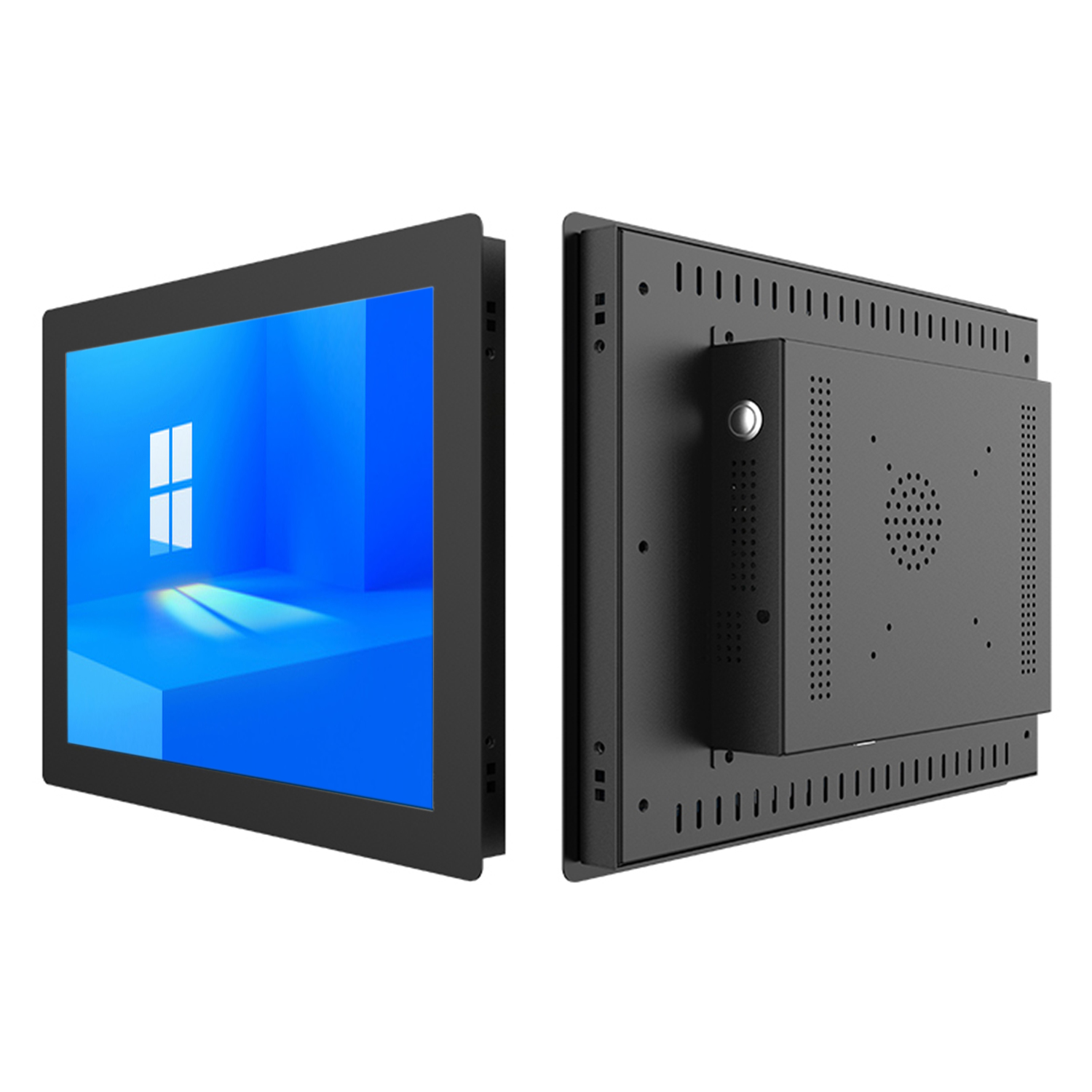 14 15,6 17,3 pulgadas ordenador industrial panel pc todo en uno con pantalla táctil resistiva wifi incorporado para win10 pro 1366x768