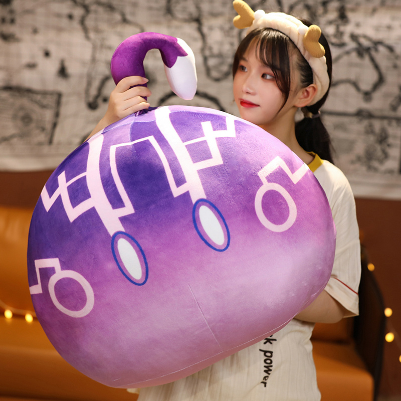 35-65 ซม.เกม Genshin Impact หมอนตุ๊กตามืออุ่นตุ๊กตา Slime Plushie ของเล่นตุ๊กตาหมอนนุ่มสําหรับของขวัญวันเกิด