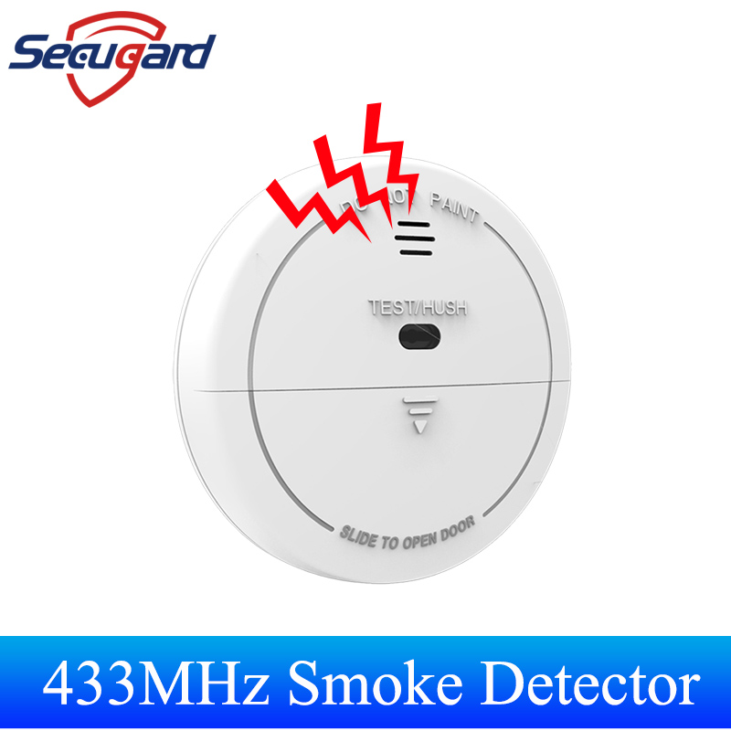 Detector de humo inalámbrico para el hogar, sistema de alarma de seguridad para el hogar, 433MHz