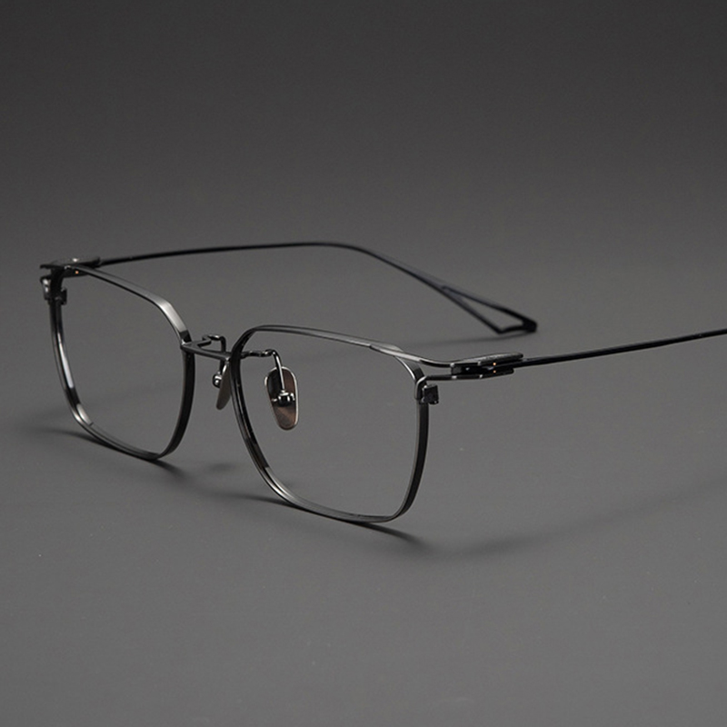 Reproduction de marque de luxe japonaise, lunettes ultralégères en titane pur 9,9 g, réplique ACT, montures carrées pour hommes, style business