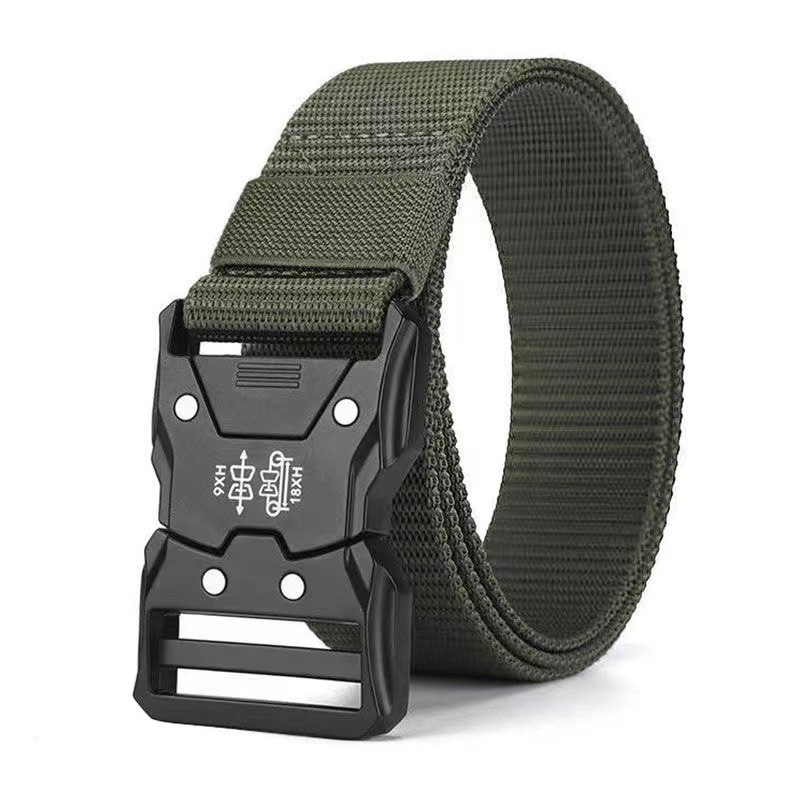 Męski taktyczny pas nylonowy Outdoor Military Training Canvas Belt Casual Sports Workwear Pants Belt