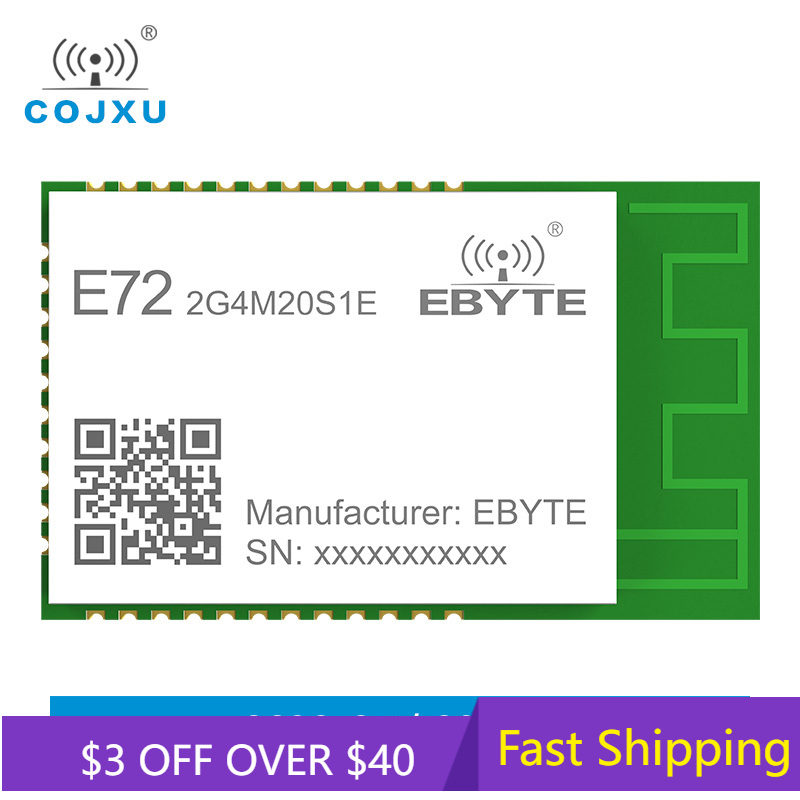 CC2652P Zigbee 3,0 2,4 GHz Drahtlose Modul 20dBm Long Range 700m ARM MCU SMD BLE 5,0 SOC Sender Empfänger e72-2G4M20S1E