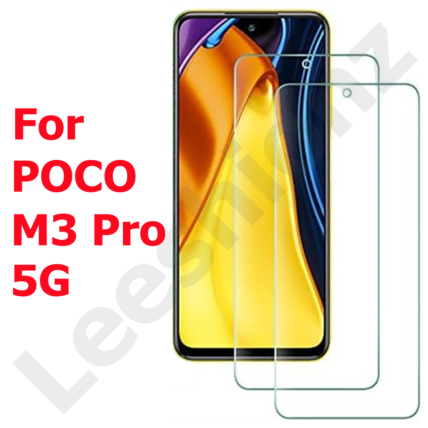 vetro temperato Per Poco M3 Pro 5G protezione schermo antigoccia ad alta definizione