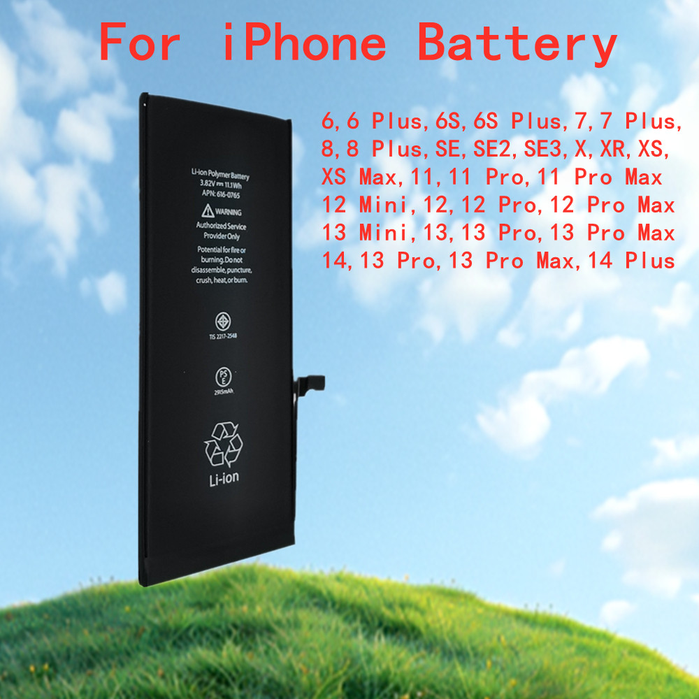Аккумулятор для iPhone 6s 6 7 8 Plus SE X XR XS Max 11 12 13 14 Pro Max 12mini 13mini 14pro 14plus 11pro 12pro 6plus 7plus 8plus