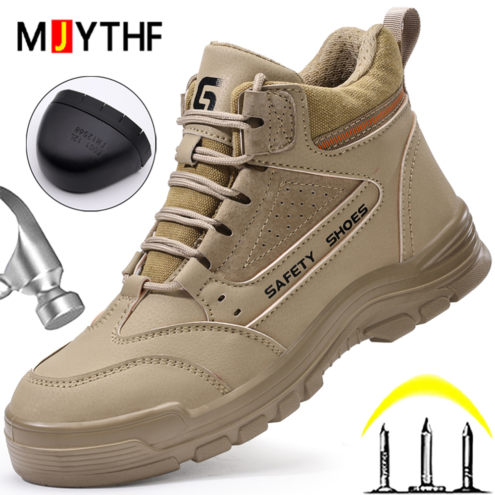 Plus Size 50 Indestructible Shoes Security Boots Steel Toe Shoes Puncture-Proof Work Safety Shoes High Quality Protection Shoes