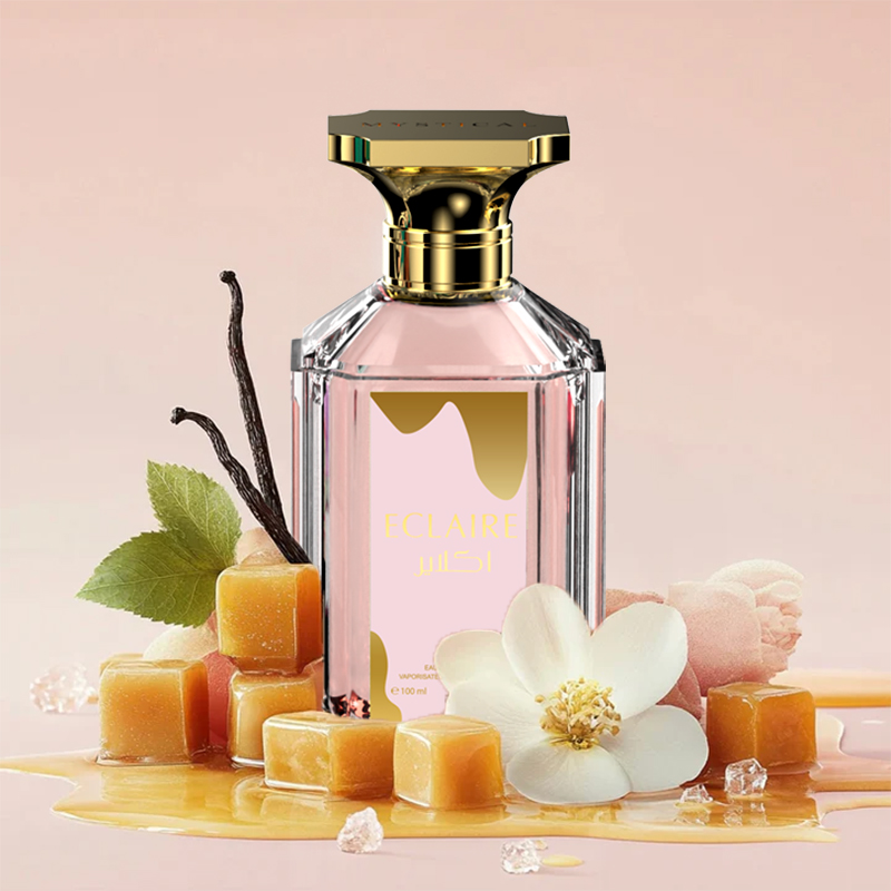 Eclaire Perfume - Vanilla, Caramel, Sweet, Floral - Eau de Parfum Long-Lasting Fragrance for Women, 3.40 Ounce / 100 ML