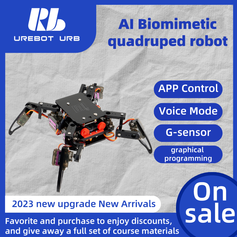 ของเล่นหุ่นยนต์วิทยาศาสตร์สําหรับ Arduino, ชุด Bionic Quadruped Spider Explorer, ของเล่นอัจฉริยะอาคาร DIY มัลติฟังก์ชั่น