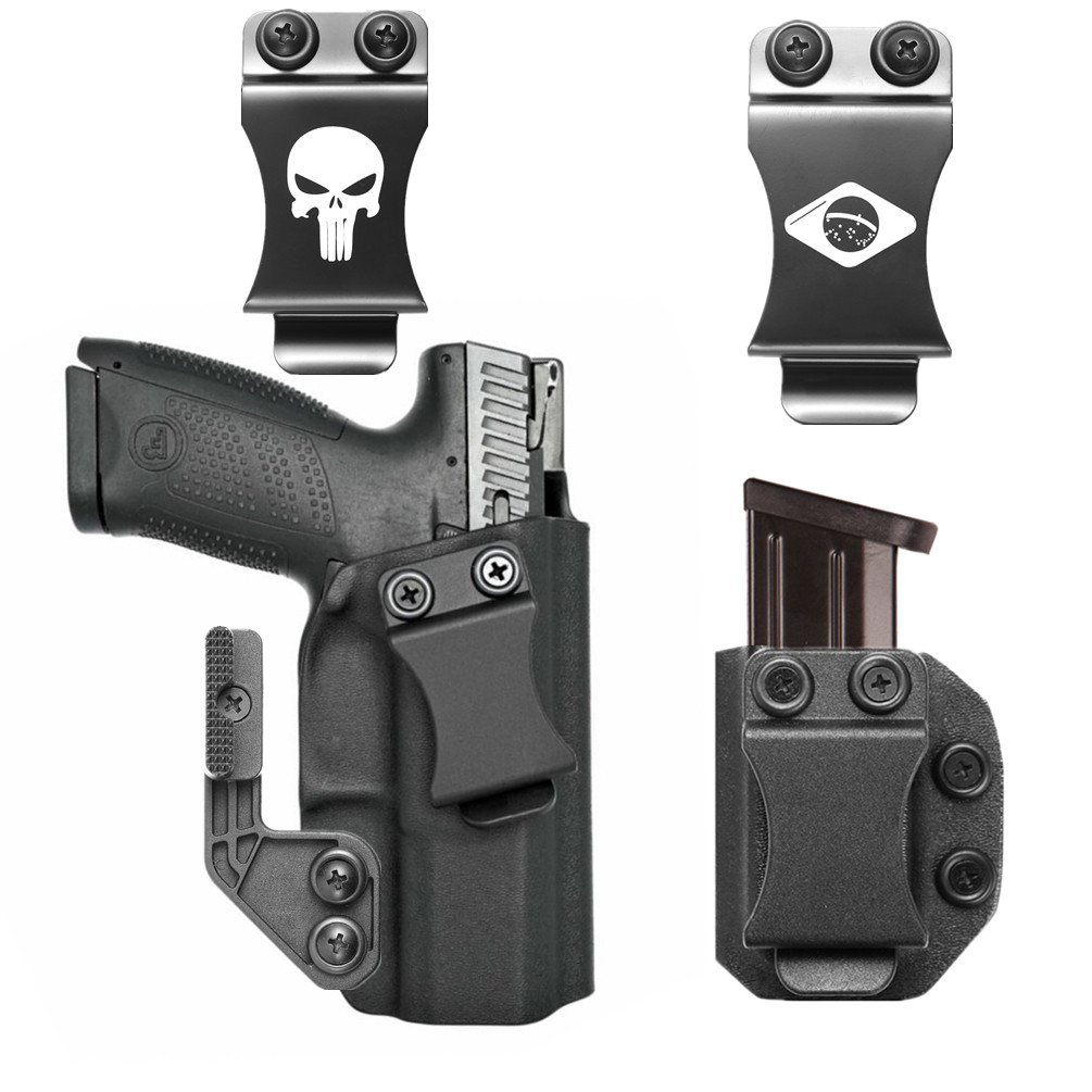 Внутри поясной кобуры kydex IWB, внутренняя кобура для CZ P10 C F S, полноразмерный компактный субкомпактный зажим для скрытия, скрытая переноска