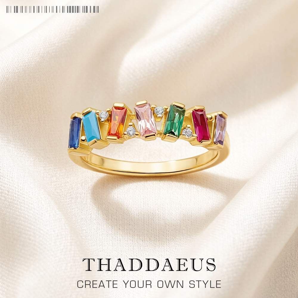 Ring Colourful Dancing Stones 2023 Summer Brand New Fine Jewerly Romantic Gift For Women In 925 Sterling Silver