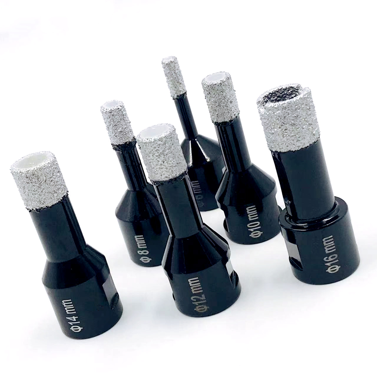 Brocas de perforación de diamante seco, cortador de sierra perforadora para azulejos de cerámica, brocas para mármol y granito con abridor de rosca M14, 1 ud.