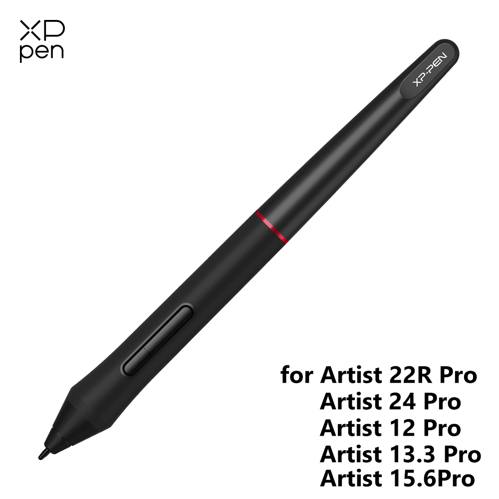 XP-Pen PA2 stylo sans batterie avec 8 pointes de remplacement pour moniteur graphique artiste 12/13.3/15.6 Pro, artiste 22R Pro, artiste 24 Pro