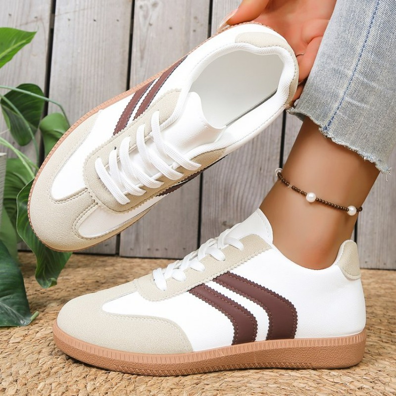 Modne buty wulkanizowane damskie, casualowe sneakersy, luksusowe designerskie buty damskie, wygodne płaskie buty damskie, sportowe buty damskie na zewnątrz.
