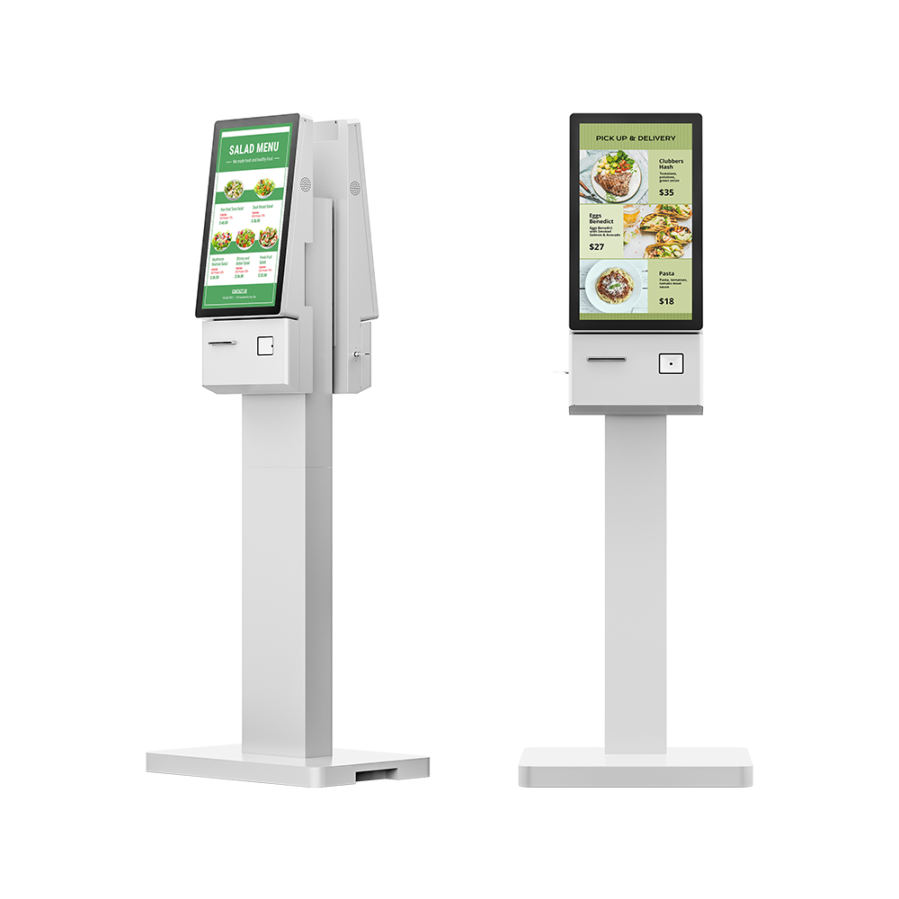 Máquina de Pedidos Autoservicio con Pantalla Táctil de 21.5 Pulgadas, Caja Registradora, Kiosco de Pie o de Sobremesa para Cafetería