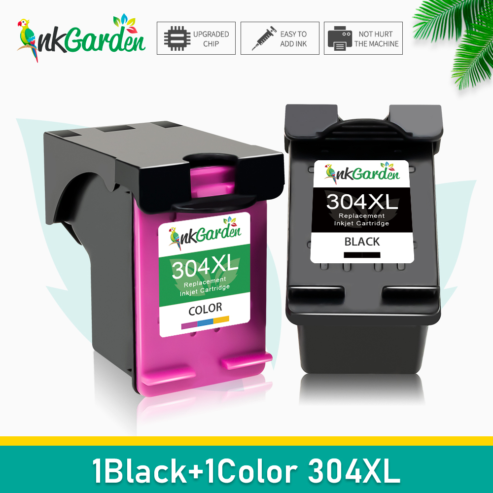ตลับหมึก304 XL สำหรับ HP 304XL HP304ทดแทน Deskjet 2620 2632 3724 3730 3732 5032 5034 5052 5055 5030