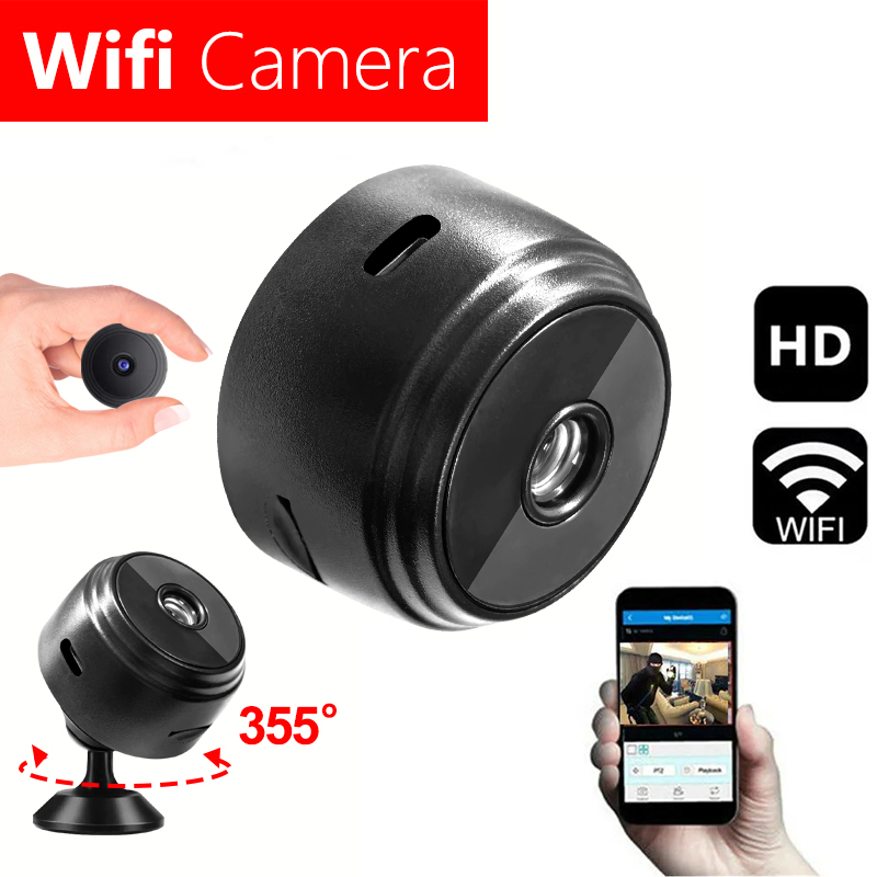 A9 2MP ミニカメラ WiFi ワイヤレス監視セキュリティ保護リモートモニタービデオカメラビデオ監視スマートホーム