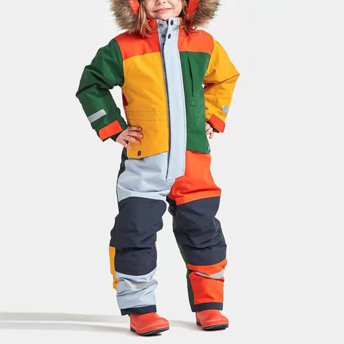 Tuta da sci per bambini Tuta da sci Ragazzi Ragazze Autunno Inverno Antivento Caldo Giacca in pile per esterni Pantaloni Tuta da sci per bambini Tuta da snowboard