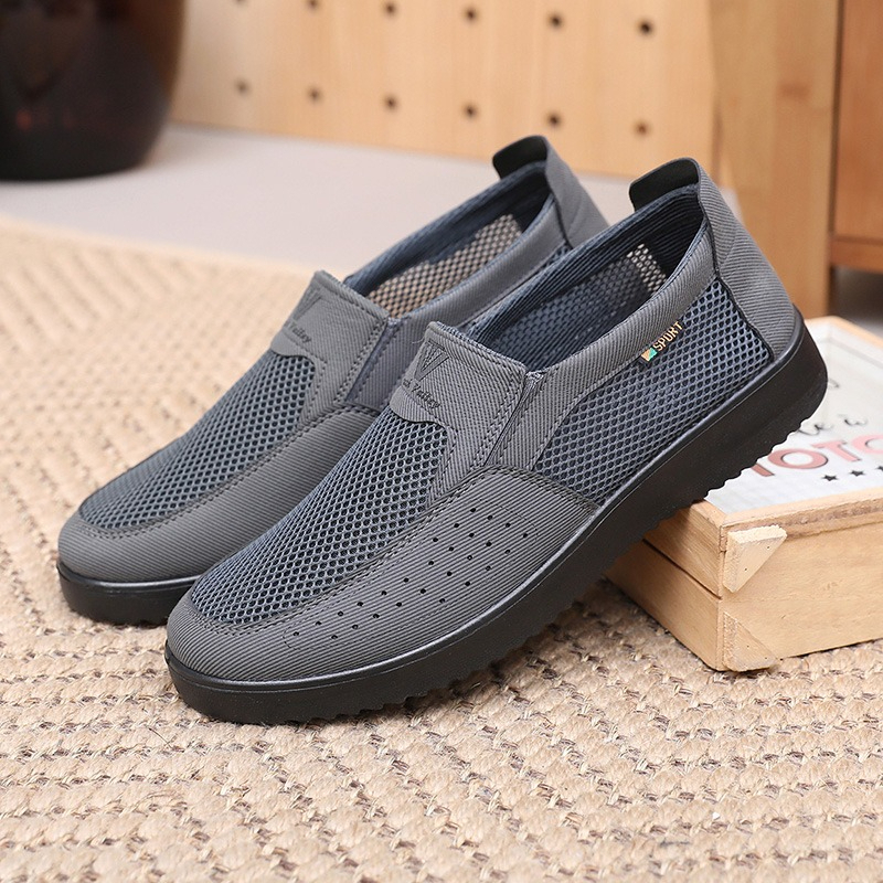 Chaussures de sport décontractées respirantes et antidérapantes pour hommes, confort toute la journée, chaussures d'entraînement intérieures et extérieures