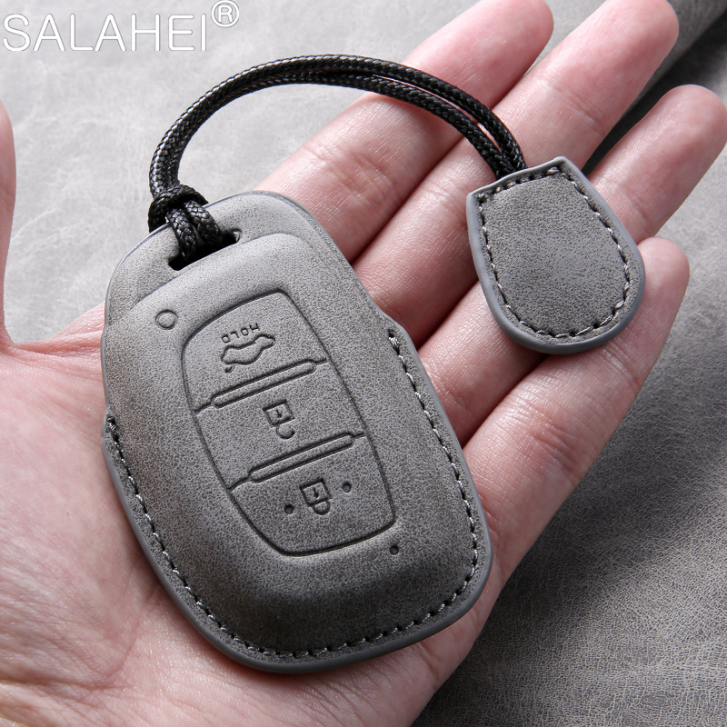 Étui à clé de voiture pour Hyundai, télécommande intelligente à 3 boutons, couverture complète, adapté pour Hyundai Fête 35, i40, i20, i10, 4.3 son, Elantra, Creta, macMiIoniq, Accent, CreMi3