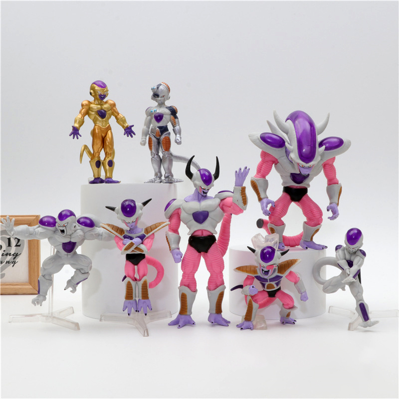 8-12CM Dragon Ball Z Frieza Figurka Anime Zabawki Mange Zamrażarka Figurki akcji Statuetka Pvc Model Lalki Dekoracja Prezenty Dla Dzieci
