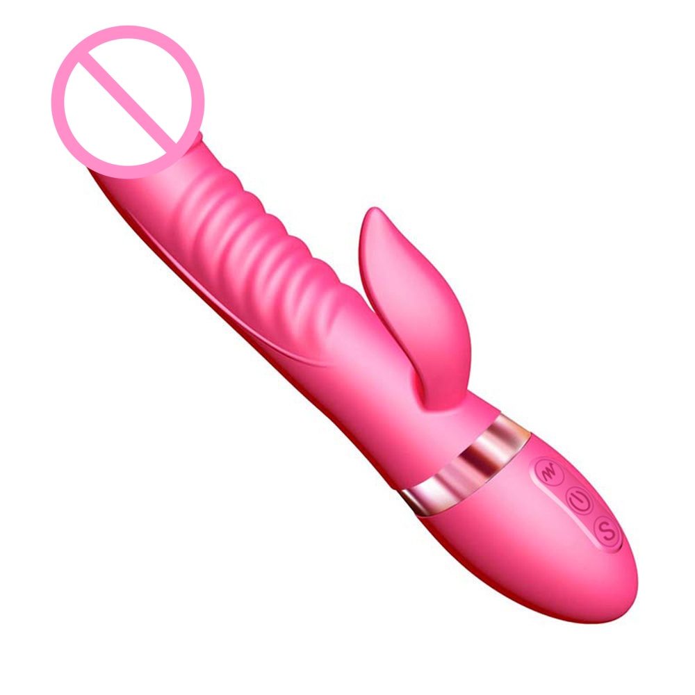 Alat Pijat Seksual untuk Wanita Stimulator Titik G Klitoris Pemijat Vagina Stimulasi Ganda dengan 10 Frekuensi Getaran Mainan Seks Dewasa