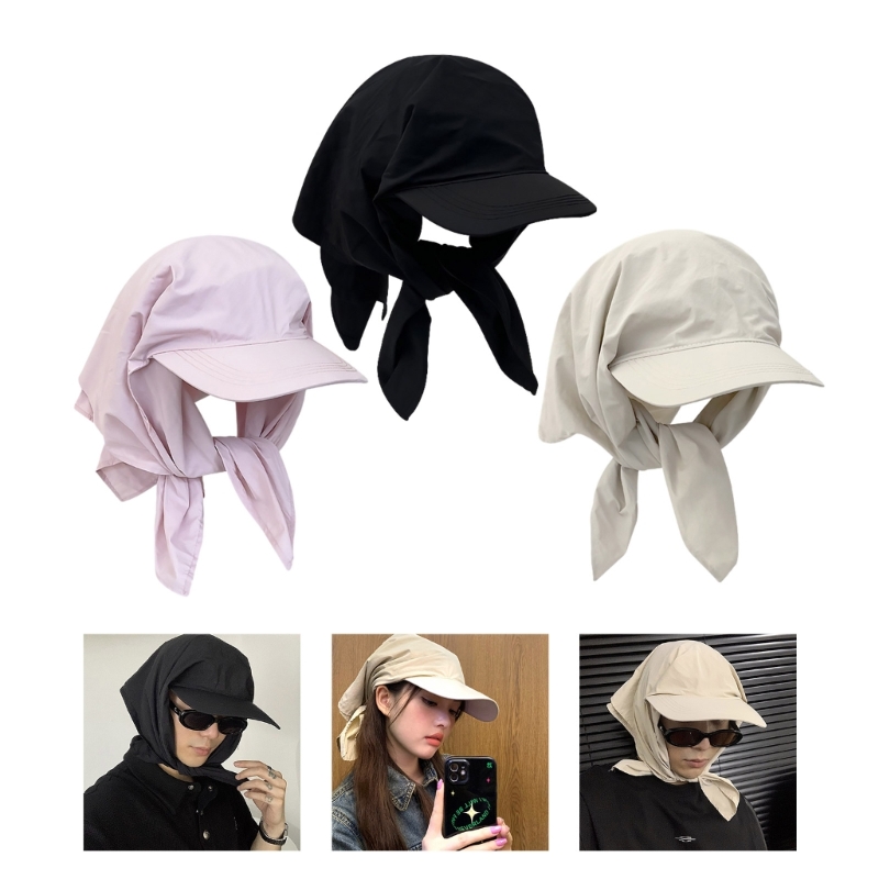 Volwassen Bandana Baseball Cap Lente Zomer Casual Sport Pet Voor Vrouw Mannen Outdoor Vizier Hoed Met Afgestemd Hoofddoek