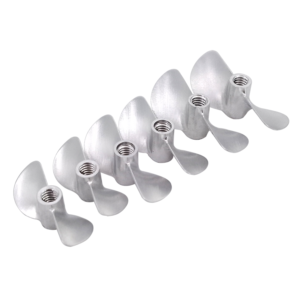 Hélice Submergée en Aluminium CNC 7075 2-érique, Accessoire pour Bateau de Course, 35% RC, 24mm, 25mm, 28mm, 27mm, 30mm, 32mm