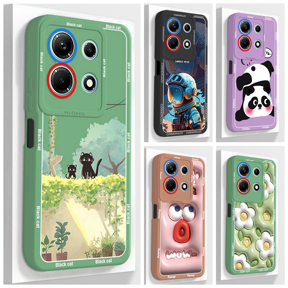 Voor Infinix Note 30 Case X6833B Leuke Cartoon Zachte Siliconen Beschermende Telefoon Achterkant voor INFINIX Note 30 5G gevallen Funda Coque