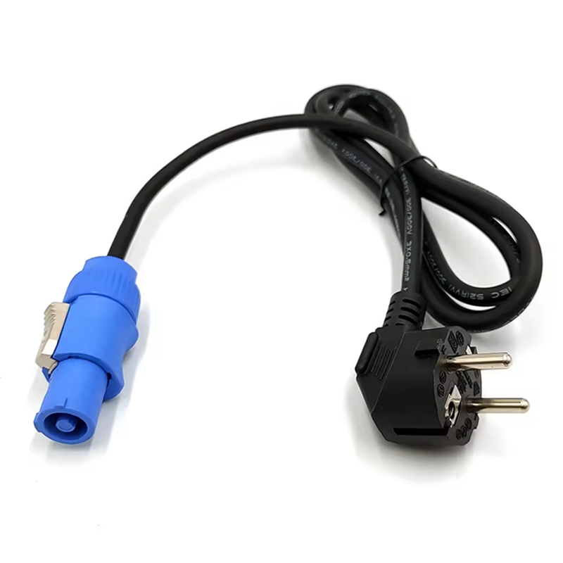 Powercon Plug Stage Light Power Supply Cord High Quality Black 3core 1.2M Power Connect Cable DMX512 light LED light Event Show