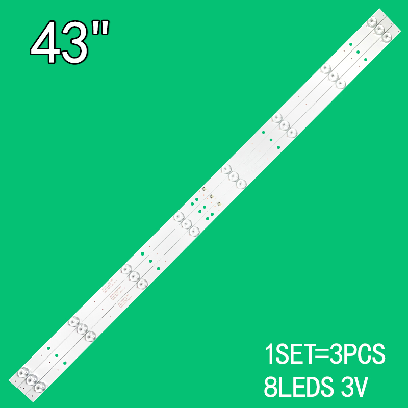 820mm podświetlenie LED TV dla Lehua 43-calowy 8-lampowy K433030T030864J-Rev1.1W 43BS3700 43CE1230 F43X3