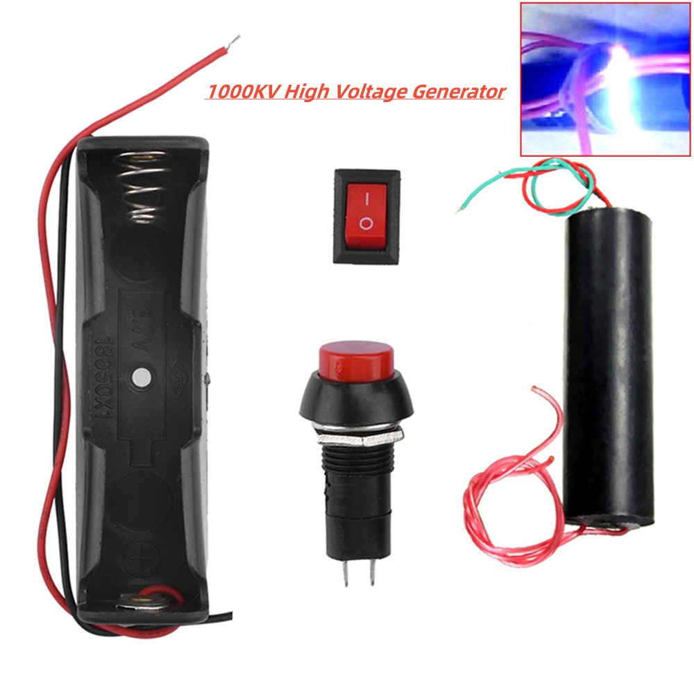DC3.7-6V 1000KV Boost Módulo de fonte de alimentação Gerador de alta tensão 1000KV Boost Power Supply Gerador de alta tensão