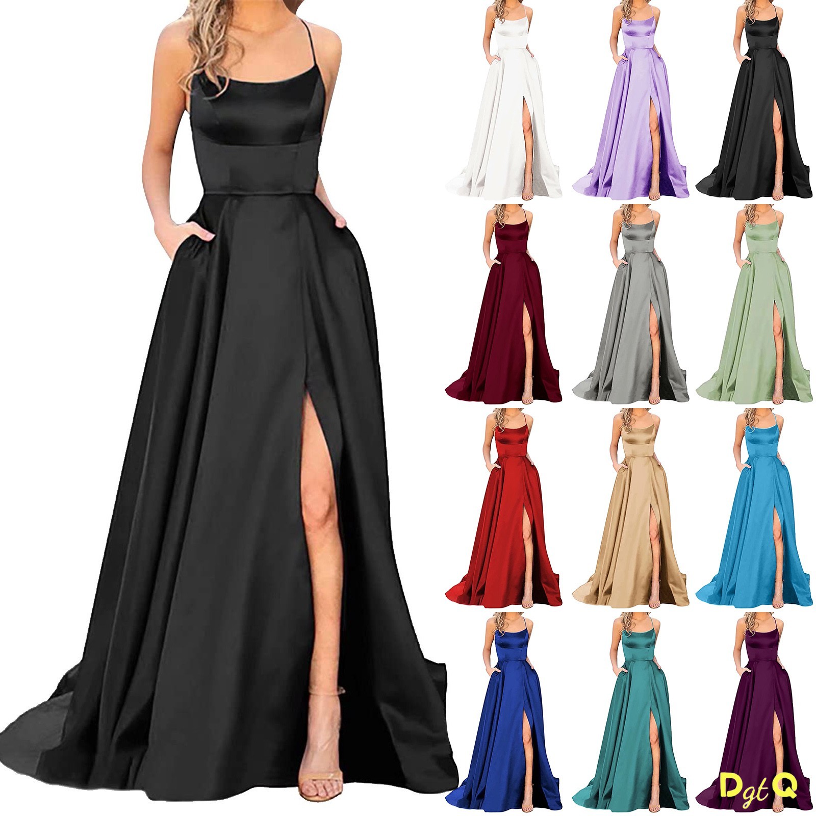 Gaun panjang tanpa punggung wanita, gaun pesta Wine, Gaun malam panjang selantai, pesta Prom, Vintage, elegan, baru 2024