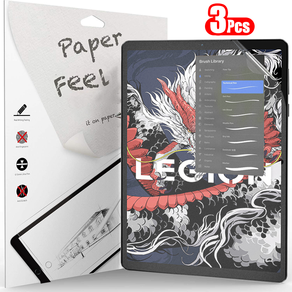 3 szt. papierowych ochraniaczy ekranu do Lenovo Legion Y700 2025 8,8 cala 3. i 2. generacji 2023 bez szkła