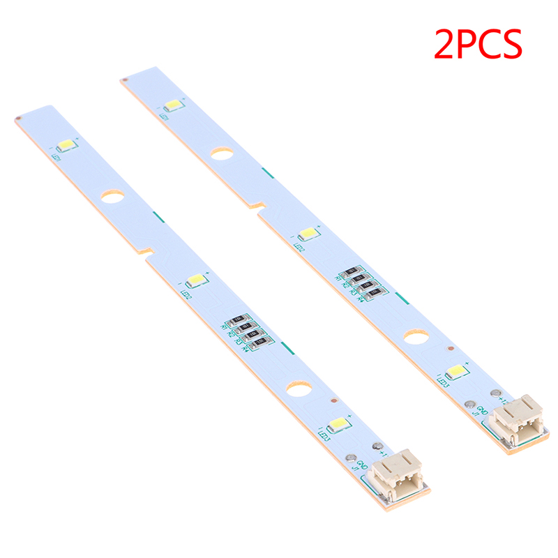 Tira de luces LED para congelador, 2 uds., para refrigerador RONGSHENG/HISENSE, luz LED E 349766   MDDZ-162A 1629348   CC12V 2W