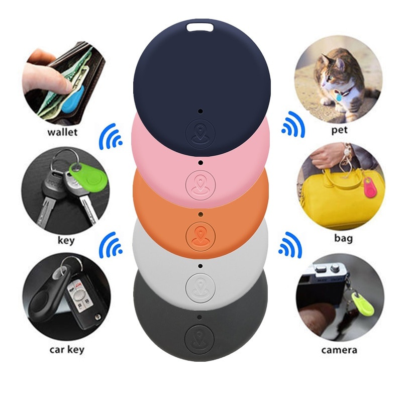 Localisateur d'articles de recherche de clés de traqueur Compatible Bluetooth pour les sacs de clés animaux de compagnie localisateur Anti-perte étiquette rappel d'alarme pour IOS Android