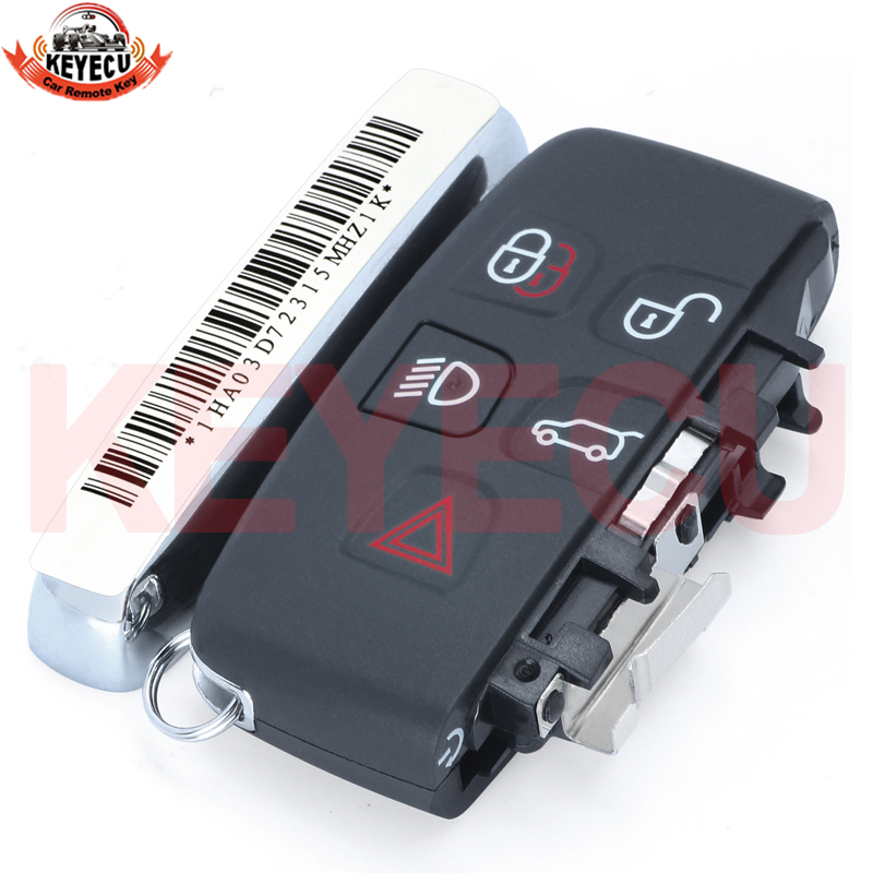 KEYECU genuino 315/434MHz OEM para Land Rover Range Rover Sport Evoque Vogue Discovery para Jaguar XJ XE XF 2010-2020 llave remota