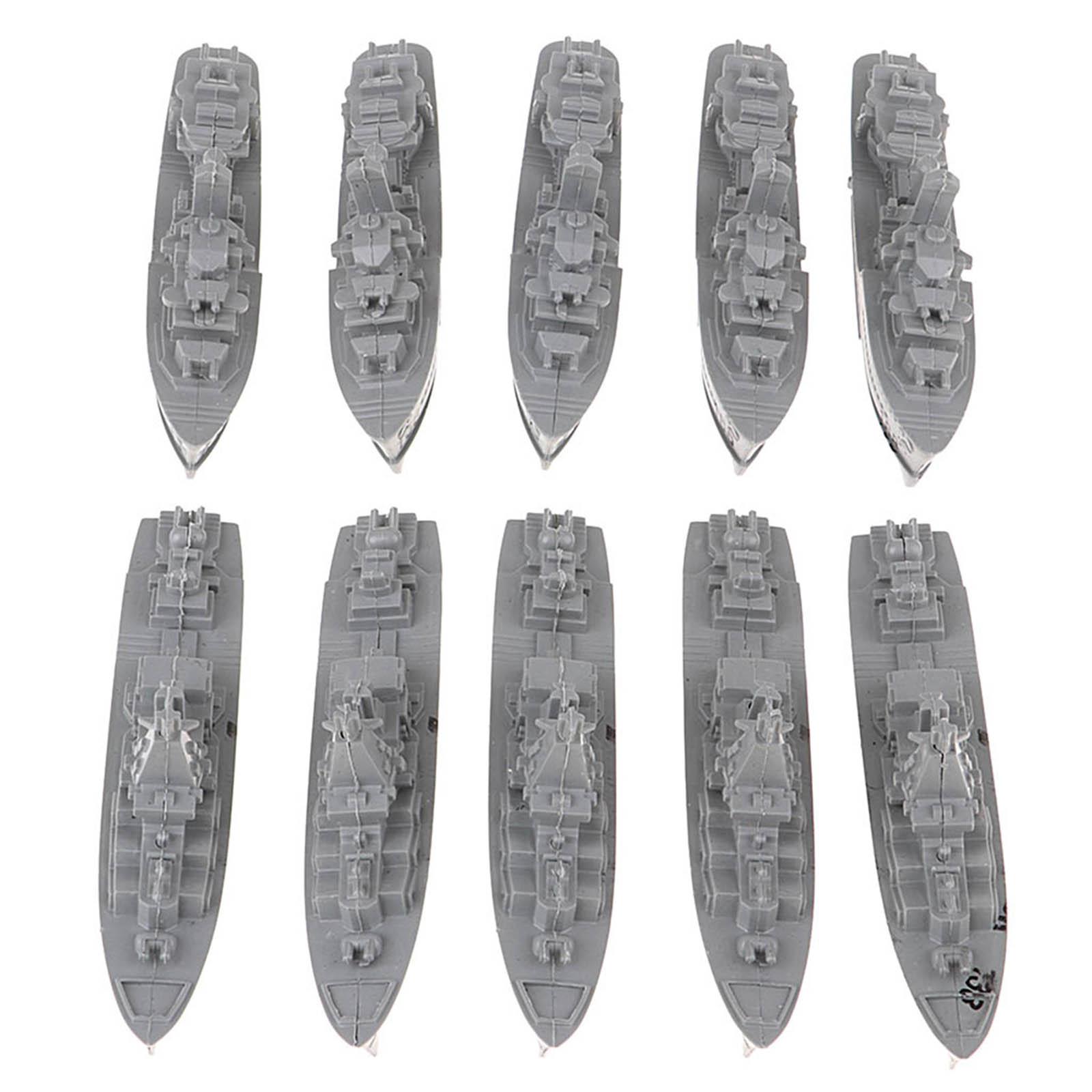 10 ชิ้นที่แตกต่างกันเรือรบเรือประกอบ DIY ตารางทรายของเล่น Playset
