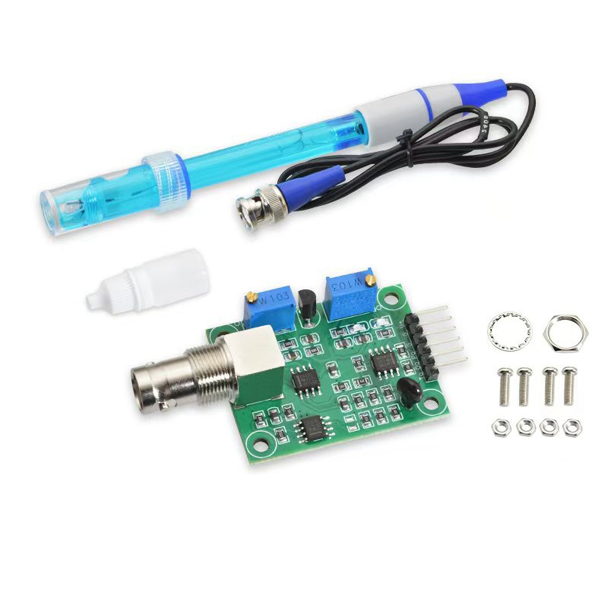 N82R PH4502C Комплект модуля датчика обнаружения значения PH Регулятор обнаружения Датчик концентрации качества воды в почве и щелочи