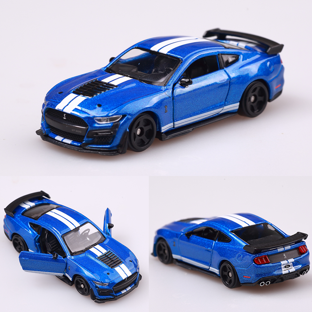 Bburago 車モデル 1:64 スケールダイキャストカー金属合金少年子供のおもちゃグッズ 2020 マスタングシェルビー GT500 おもちゃギフト子供のため
