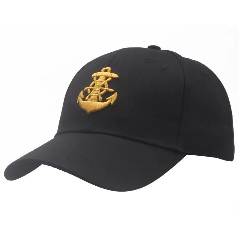 Anchor Czapki z daszkiem dla mężczyzn Kobiety Bawełniany kapelusz marynarski Męski kapelusz outdoorowy Snapback Hip Hop Trucker Hat Czarna czapka Gorras Dropshipping
