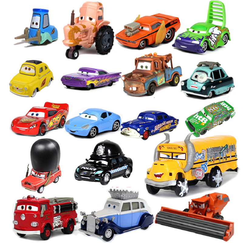 Disney Pixar Cars 3 2, металлический литой автомобиль, игрушка-молния Маккуин, королева Англии, Fritter Miss для детей, мальчиков, игрушечный автомобиль на день рождения, подарки
