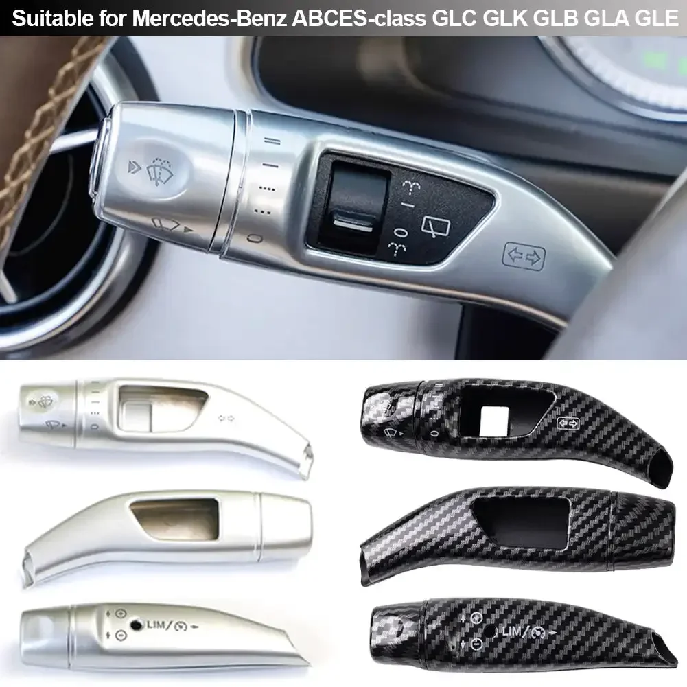 Bingkai Trim penutup pemindah Tuas pemindah mobil 3X untuk Mercedes Benz A B C E S GLC CLA GLA GLE Class W204 W205 W212 W213 X156 X166