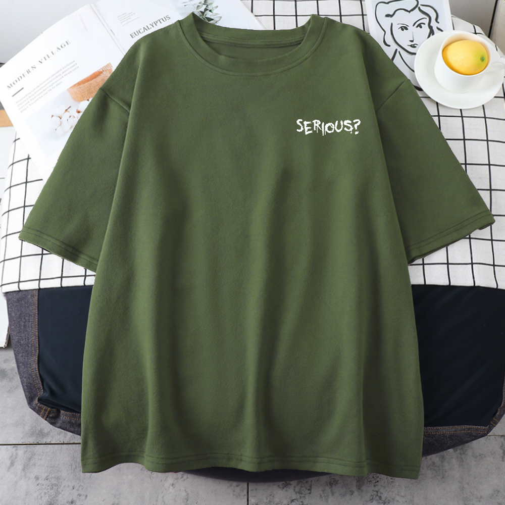 Palavras criativas serios impressas camisetas femininas simples s-xxxl camisetas retro respirável manga curta confortável camisetas femininas