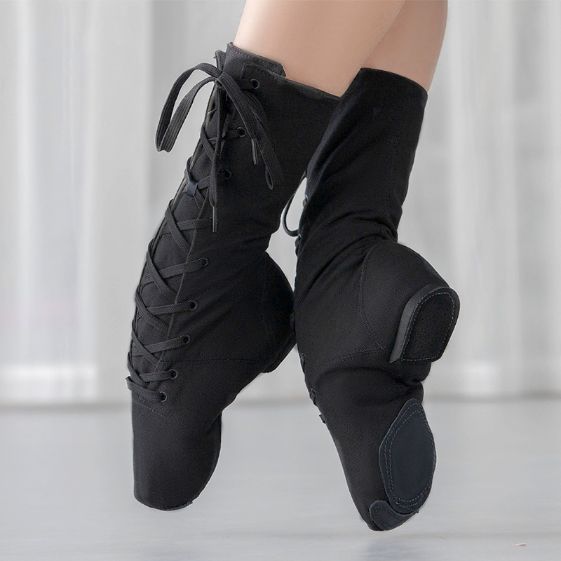 Männer Frauen Sport Tanzen Turnschuhe Jazz Dance Schuhe Leinwand tanz stiefel frauen Tanzen kurze stiefel Mädchen/Jungen Tanz Schuhe