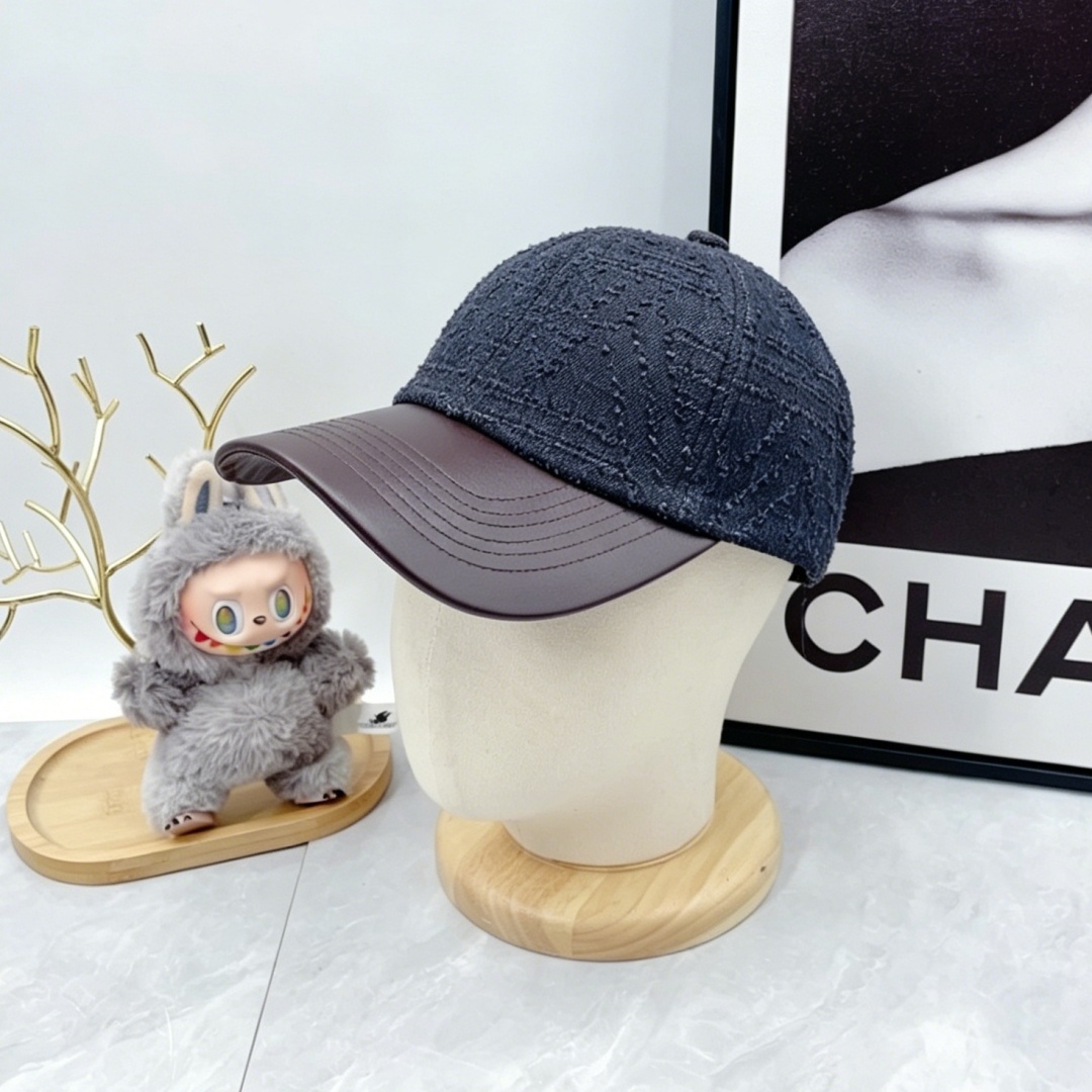 Luxury Brand Sun Hats Handmade Baseball Caps  Flat Duckbill Golf Caps Holiday Gifts Denim Unisex Casual Fisherman Bucket Hats