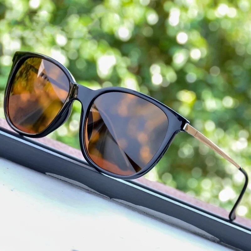 Óculos de sol polarizados antirreflexo clássicos para homens e mulheres, óculos de sol vintage, marca de luxo, designer shades, feminino